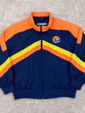 Vintage Tide Racing Team Windbreaker Jacket Eagle Ridge Full Zip Y2K NASCAR Styl